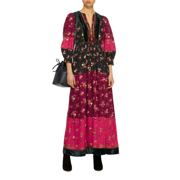 Ulla Johnson Floral Patchwork Dress