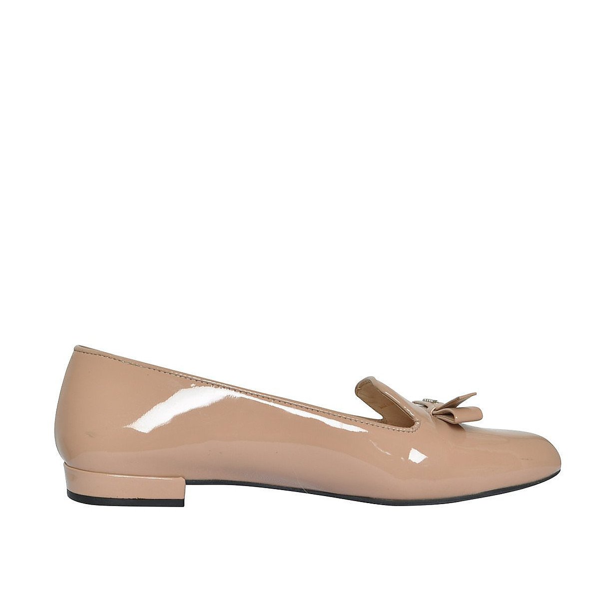 PRADA Patent Loafers With Bow