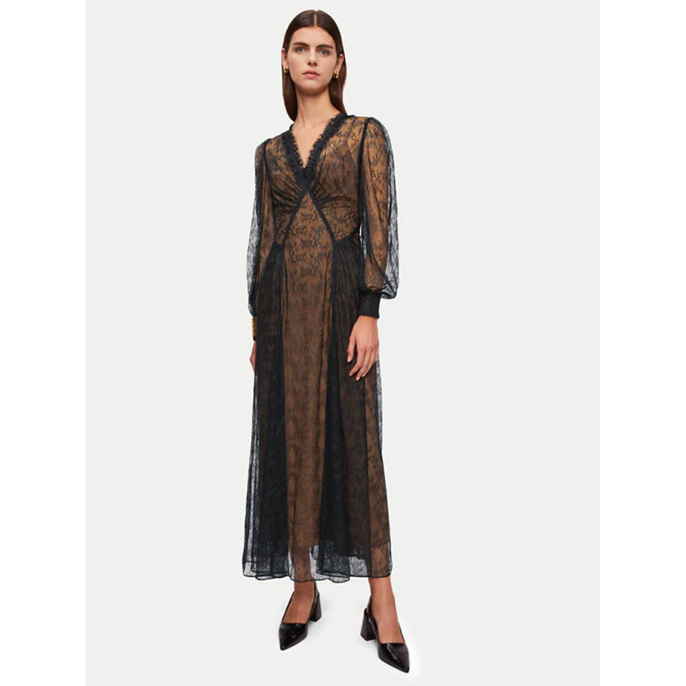 Jigsaw Scalloped Lace Dress