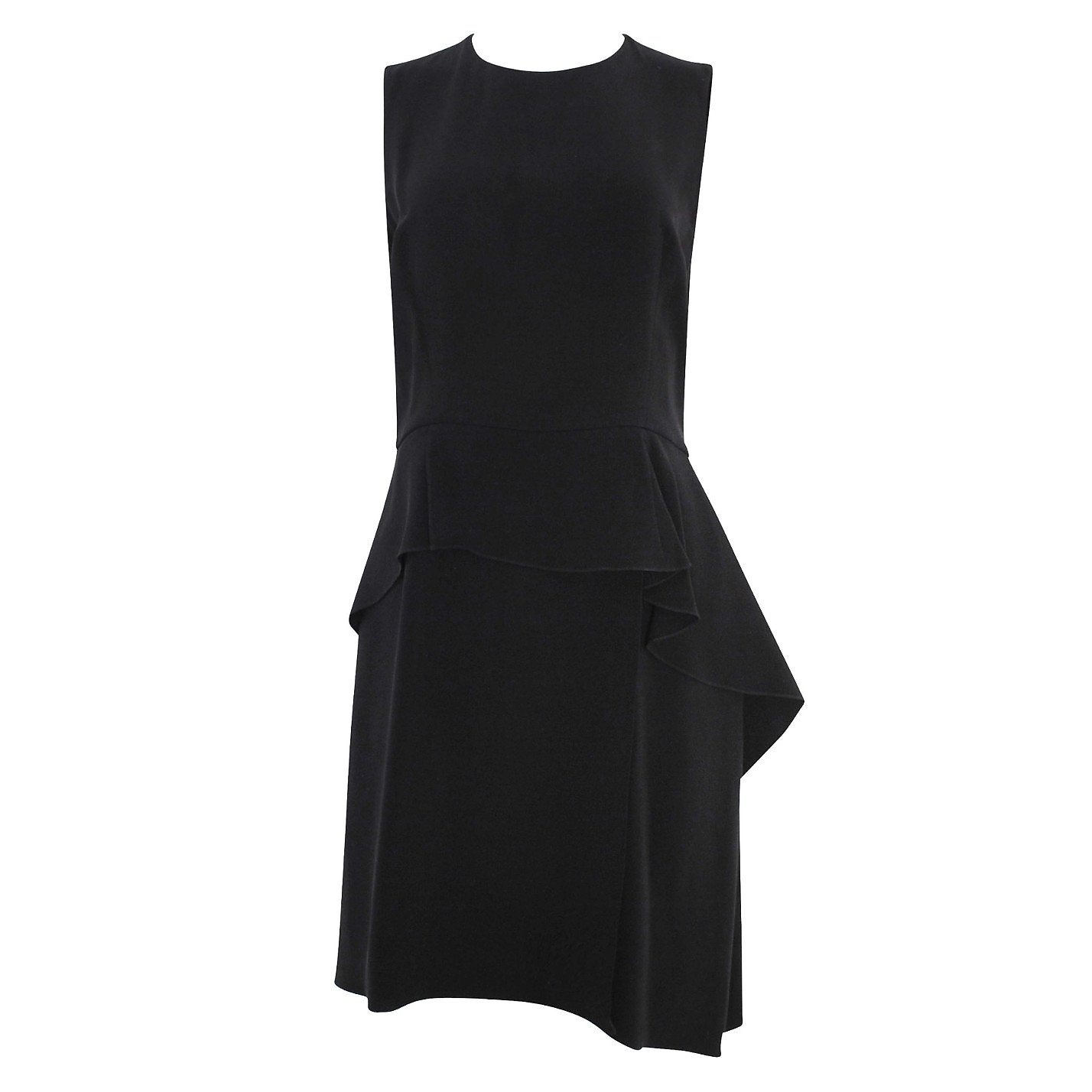 Dior Sleeveless Peplum-Detail Mini Dress