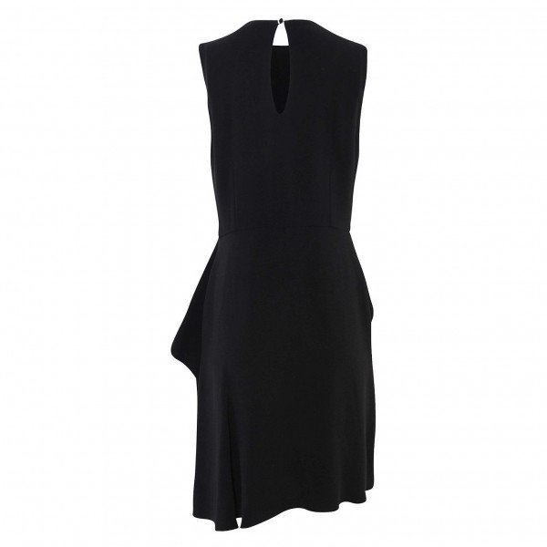 Dior Sleeveless Peplum-Detail Mini Dress