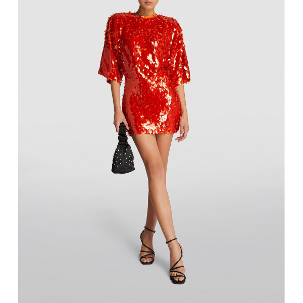 Rent Buy ROTATE Birger Christensen Jasy Sequinned Mini Dress MY