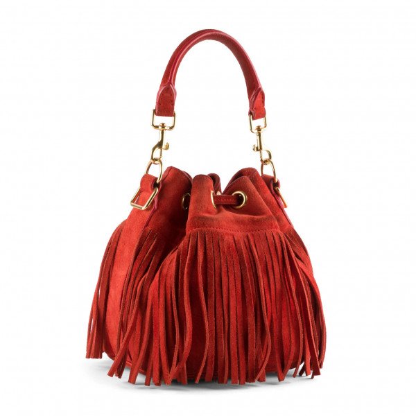 Saint Laurent Emmanuelle Suede Fringe Bucket Bag