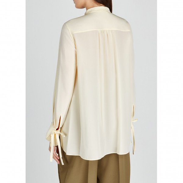 Chloé Pleat-Detail Blouse