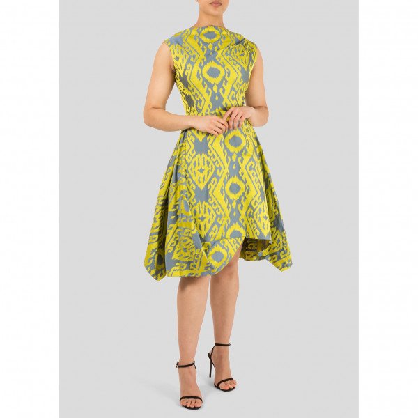 Vivienne Westwood Printed Asymmetric Dress