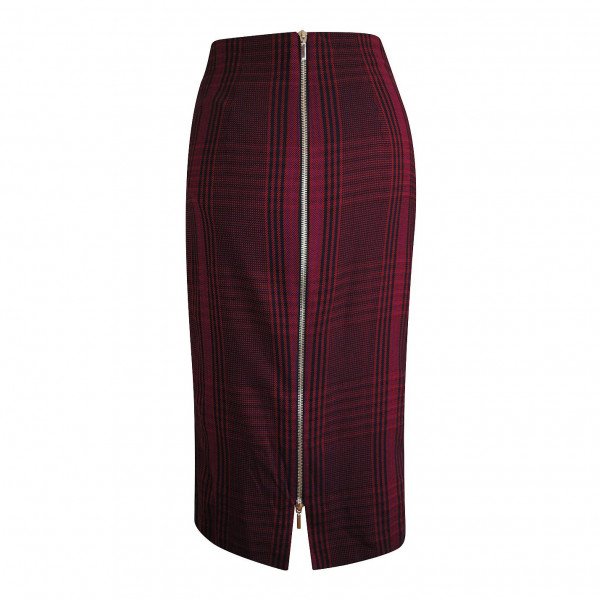 Amanda Wakeley Checked Skirt