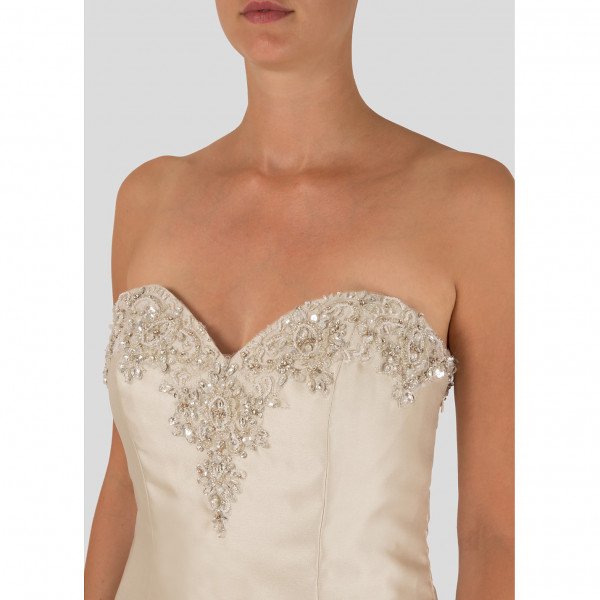 Morilee Strapless Embellished Bridal Gown