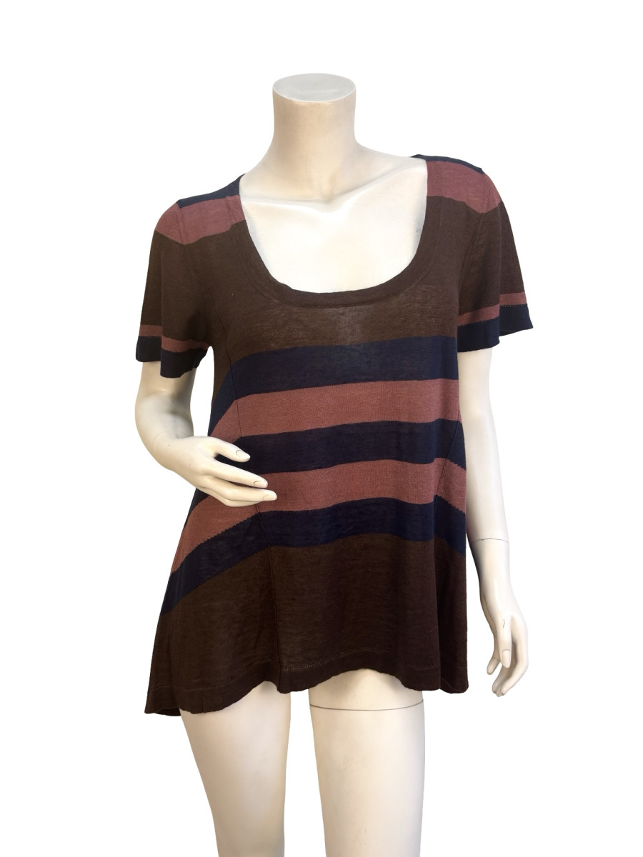 Louis Vuitton Multicolour Striped Knit Jumper