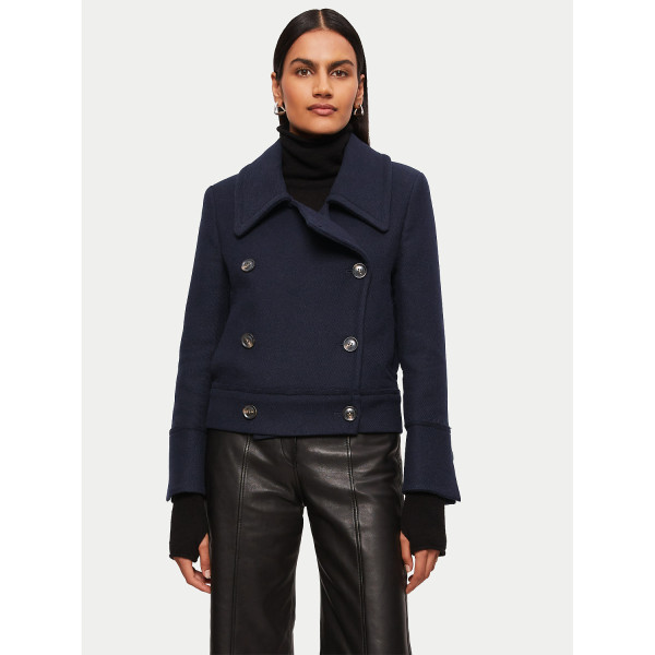 Jigsaw Modern Twill Pea Coat