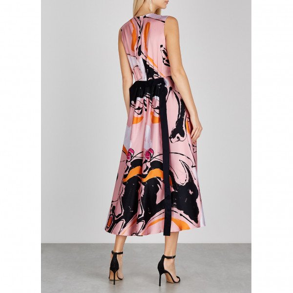 Tibi sales silk dress