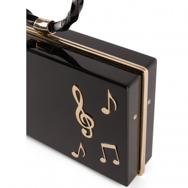 Charlotte Olympia Music Note Clutch