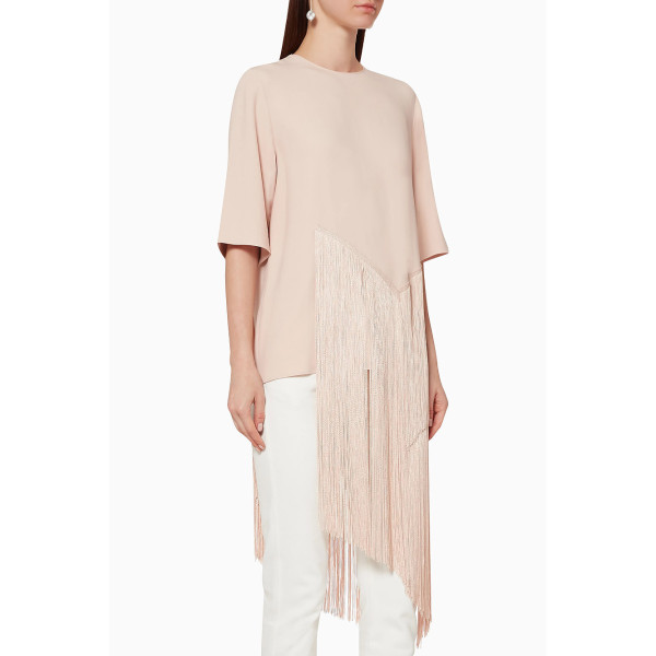 Stella McCartney Asymmetric Fringe Top