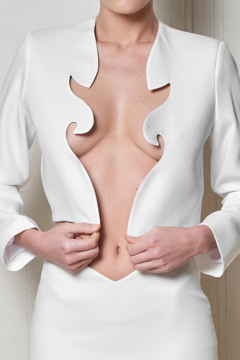 Maison Souraya Intomeyousee Jacket White
