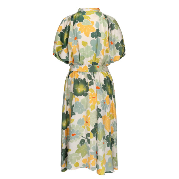 Hit Parade Chrysanthemum and Camelia Gloria Batwing Dress