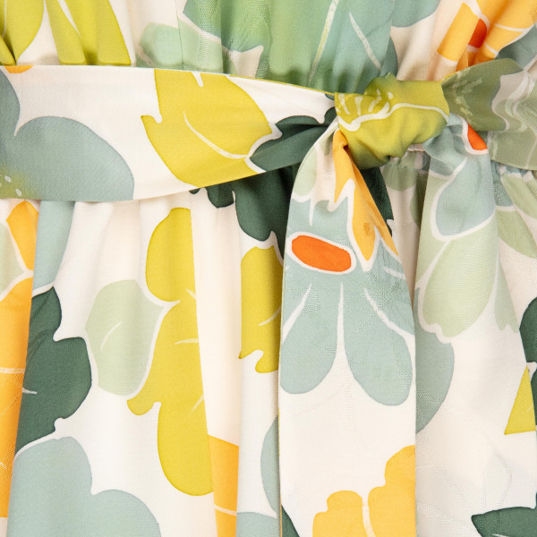Hit Parade Chrysanthemum and Camelia Gloria Batwing Dress
