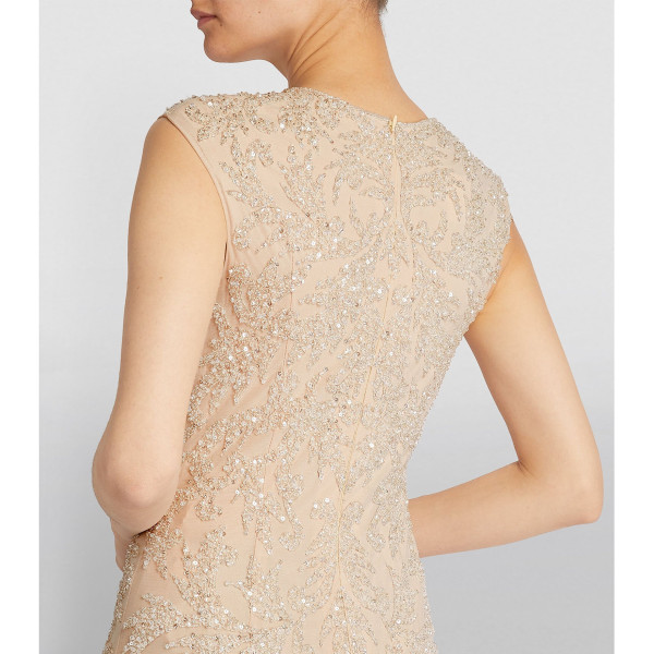 Jovani Sleeveless Plunge-Neck Gown