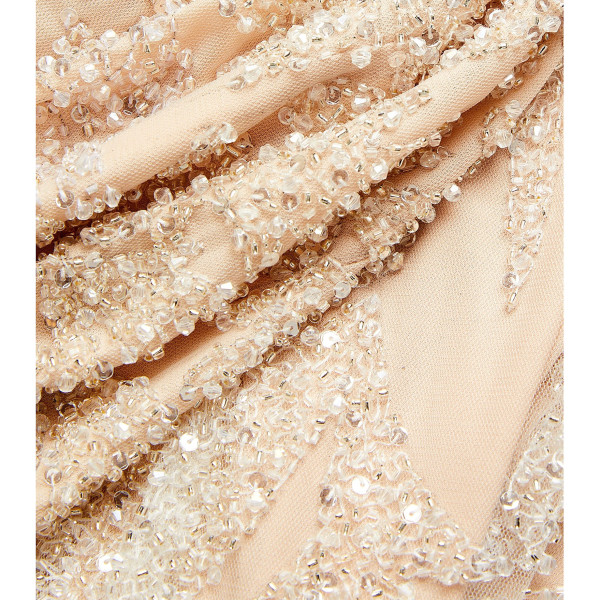 Jovani Sleeveless Plunge-Neck Gown