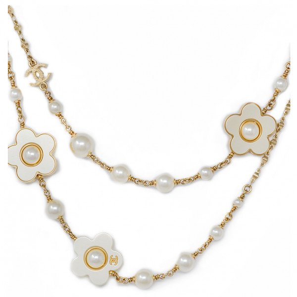 Rent Buy CHANEL Flower Necklace