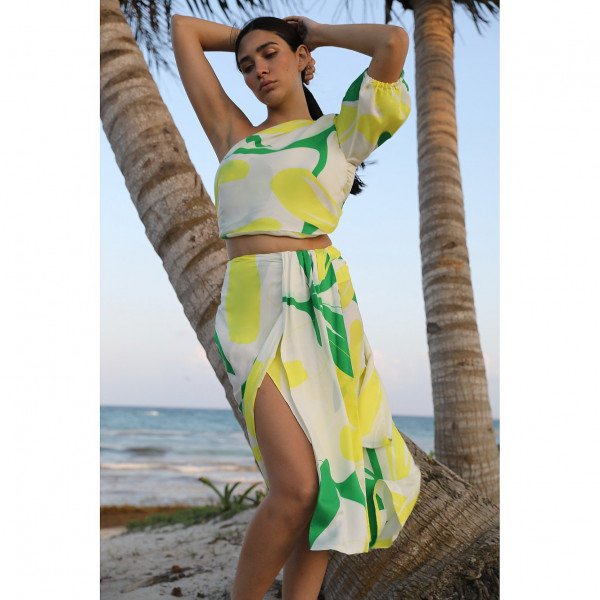 Paper London Siren Skirt In Paradise