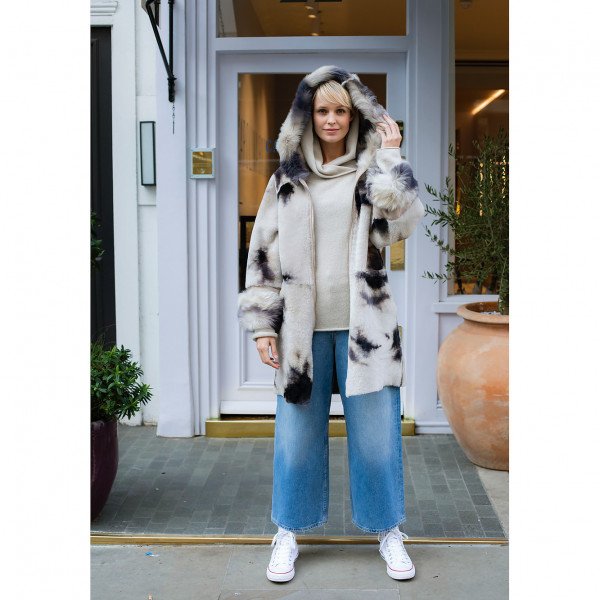 Celtic and Co Handprinted Sheepskin Parka