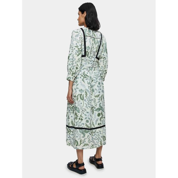 Jigsaw Botanist Floral Linen Dress