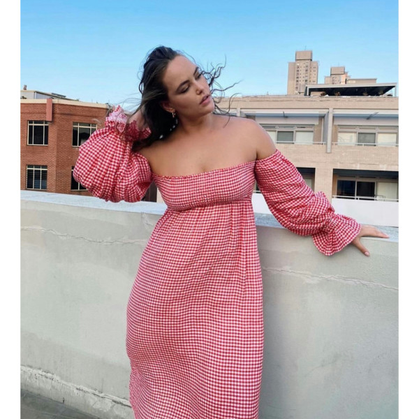 Rent Buy Sleeper Daily Sleeper Atlanta Dress In Red Gingham MY WARDROBE HQ