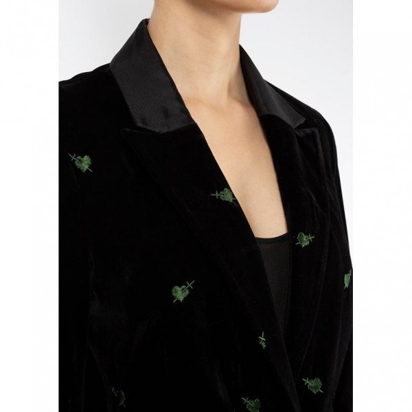 Zoe Karssen Heart & Dagger Tuxedo Style Blazer