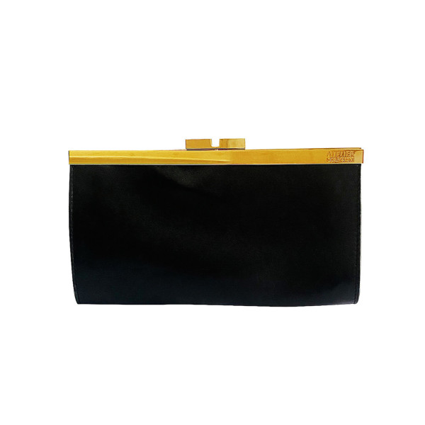 Atelier Swarovski Crystal Drip Leather Clutch