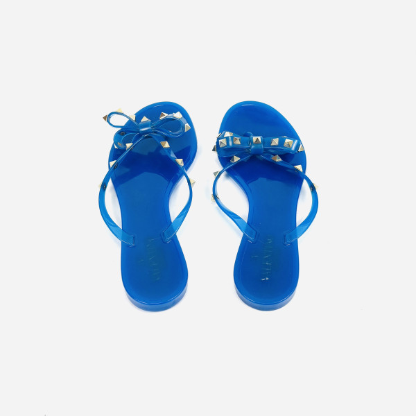 Valentino Rockstud Jelly Sandals