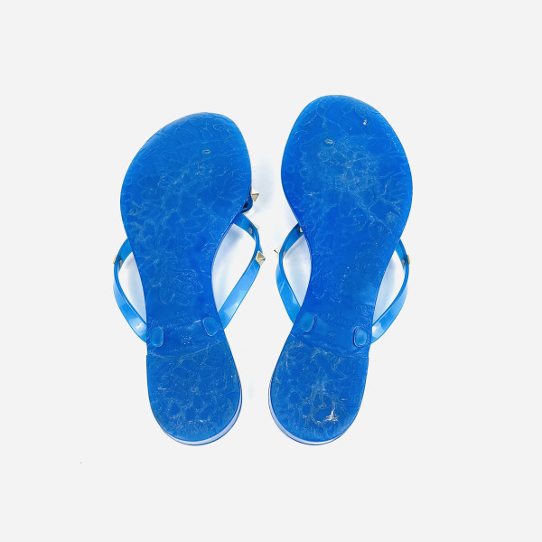 Valentino Rockstud Jelly Sandals
