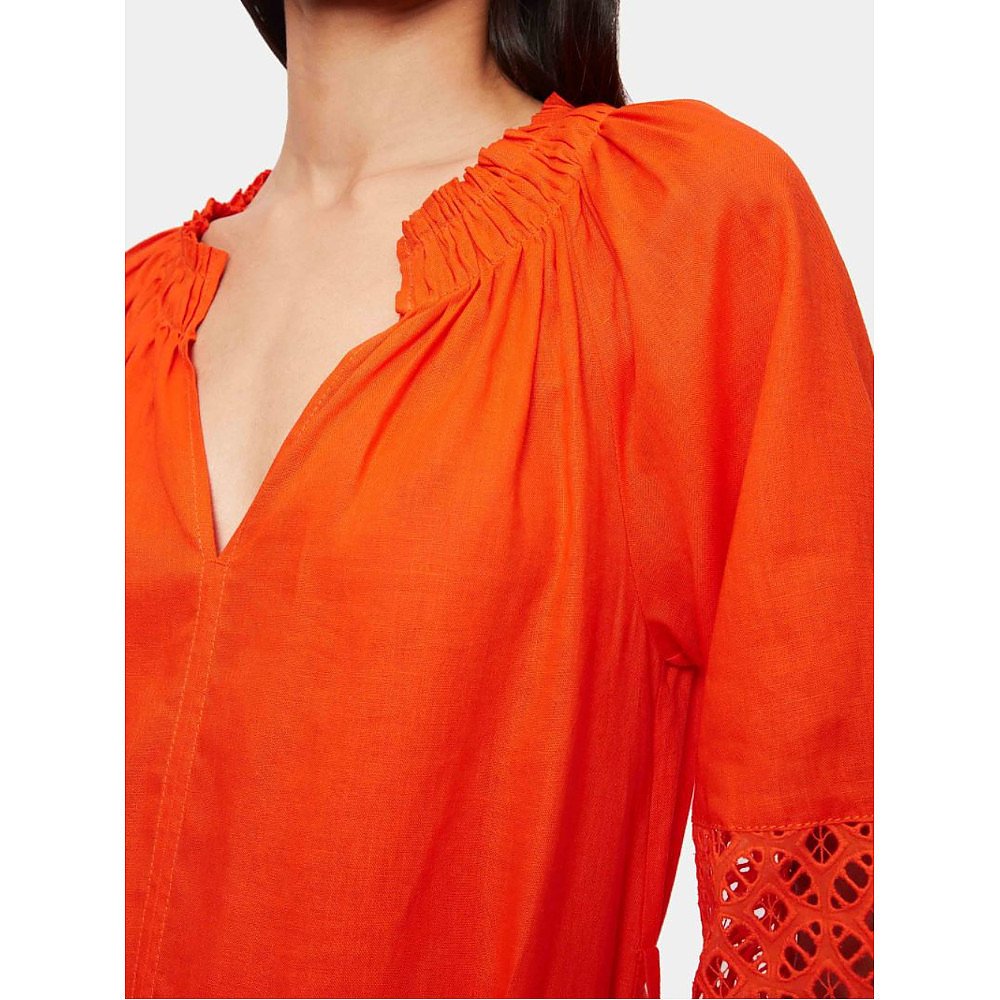 Jigsaw Lillia Broderie Midi Dress
