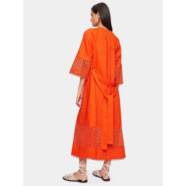 Jigsaw Lillia Broderie Midi Dress
