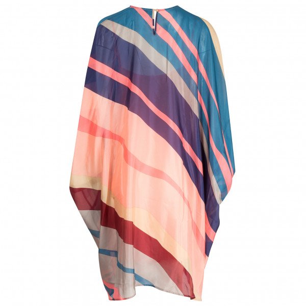 Dhela Striped Silk-Chiffon Tunic Dress