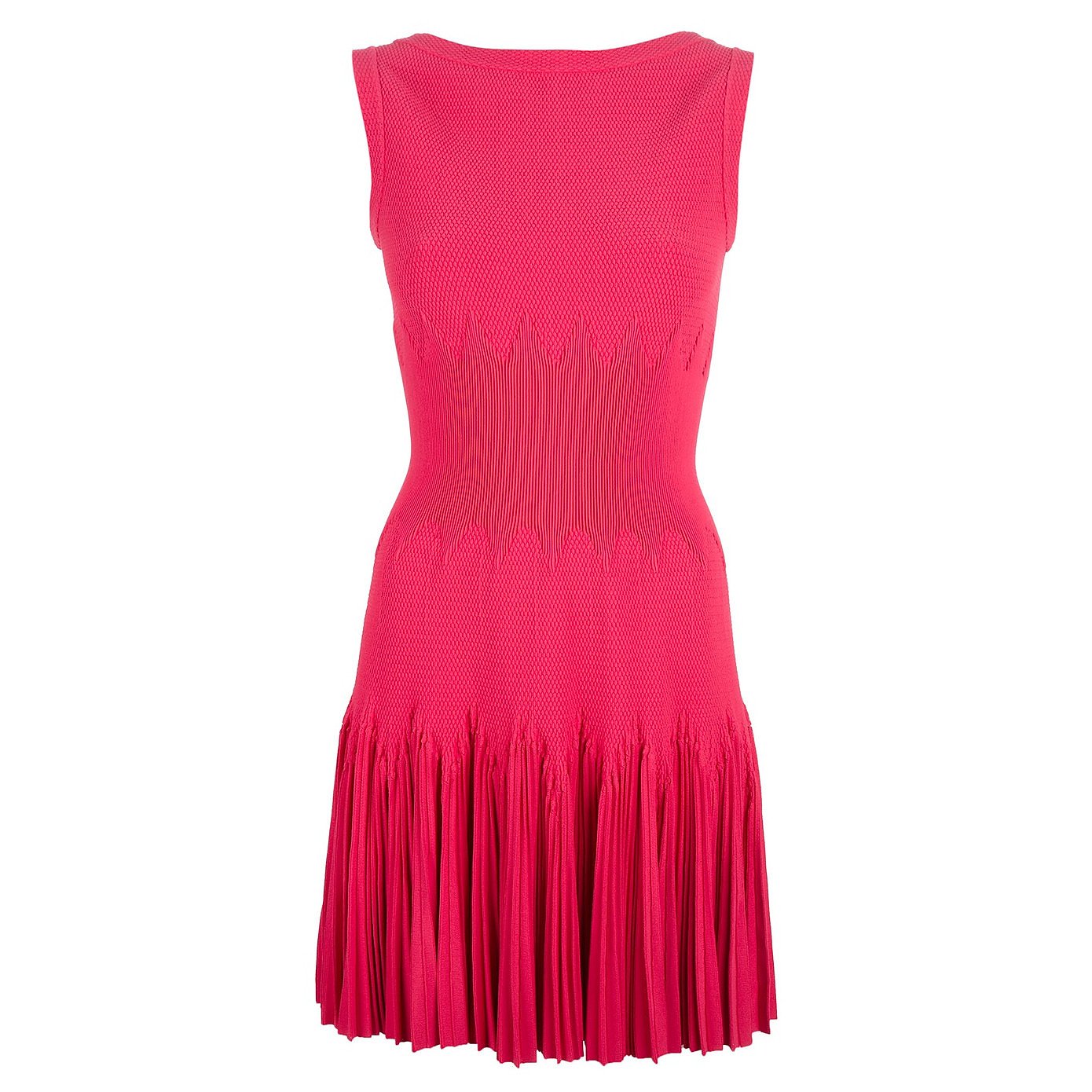 Alaïa Fitted Textured Knit Dress