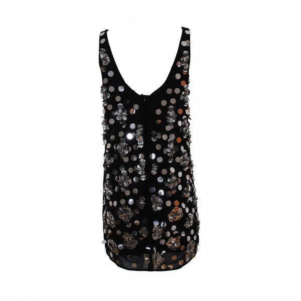 Milly Circle Sequin Shift Dress