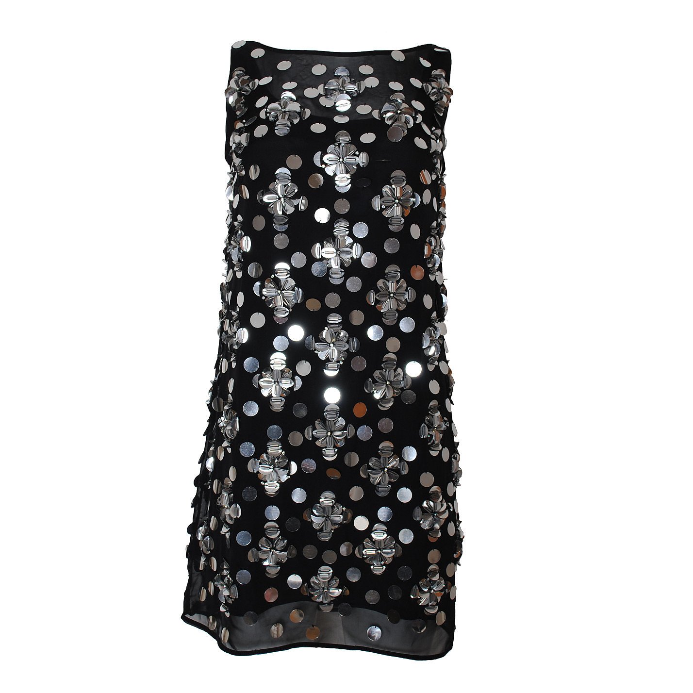 Milly Circle Sequin Shift Dress