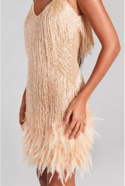 Nadine Merabi Nadine Merabi Lottie Champagne Dress