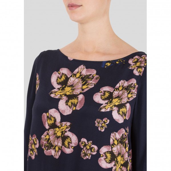 Baum Und Pferdgarten Floral Silk Dress