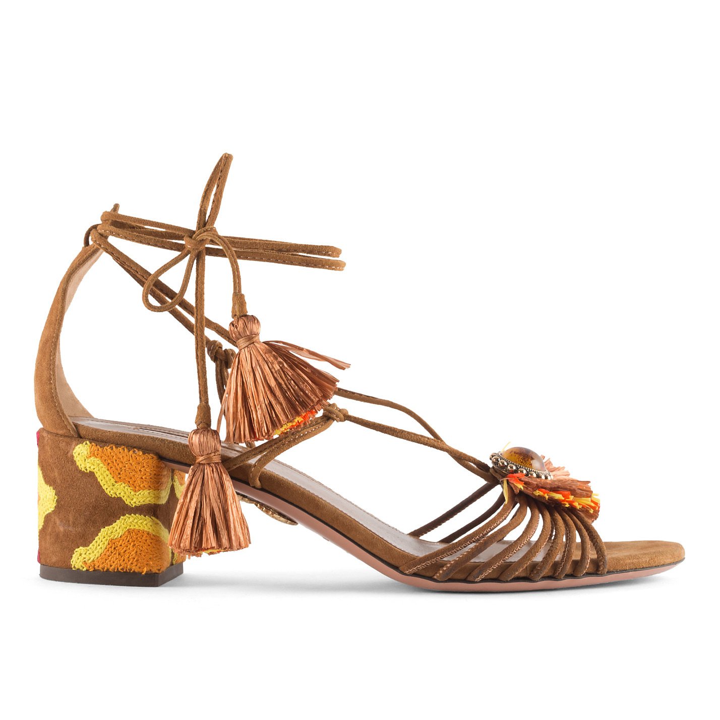Aquazzura Embellished Heeled Sandals