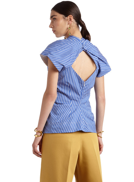 Colville Striped Blue Top
