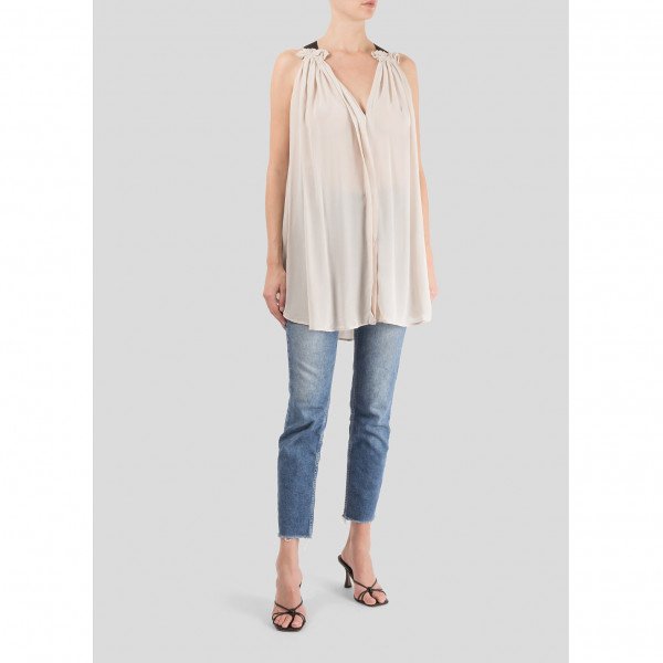 Isabel Marant Sleeveless Parachute Blouse