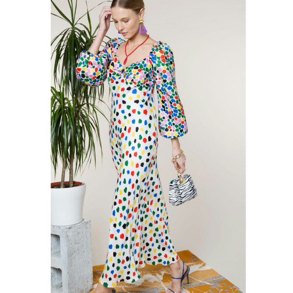 Rixo Rixo Gio Micro Tulip Dress