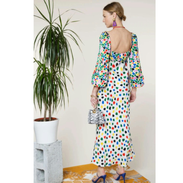 Rixo Rixo Gio Micro Tulip Dress