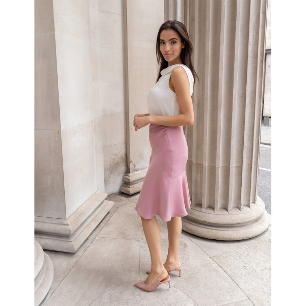 FEMPONIQ Ruched Asymmetrical Skirt
