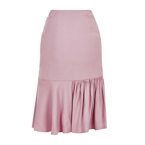 FEMPONIQ Ruched Asymmetrical Skirt