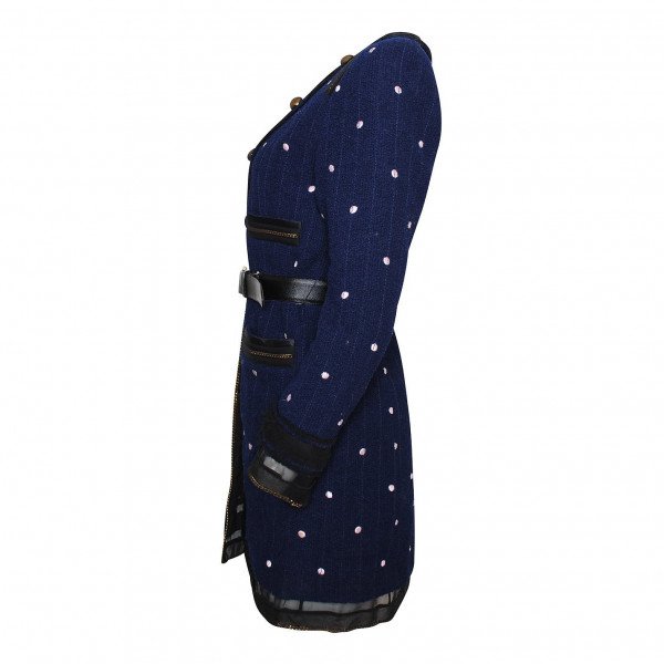 Marc Jacobs Dot-Embroidered Belted Jacket