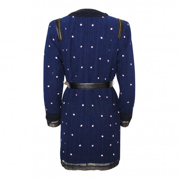 Marc Jacobs Dot-Embroidered Belted Jacket