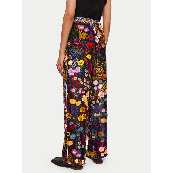 Jigsaw Midnight Garden Silk Trouser