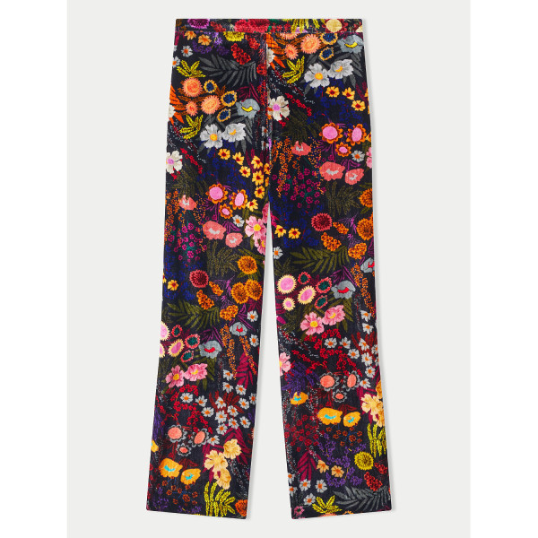 Jigsaw Midnight Garden Silk Trouser