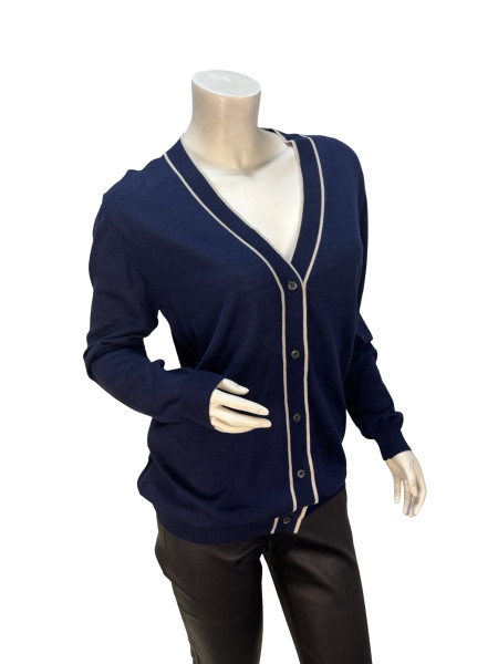 PRADA Navy Cardigan